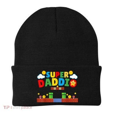 Super Dad Father's Day Gamer Daddy Super Daddio Beanie