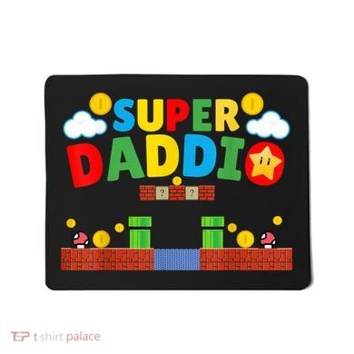 Super Dad Father's Day Gamer Daddy Super Daddio Mousepad