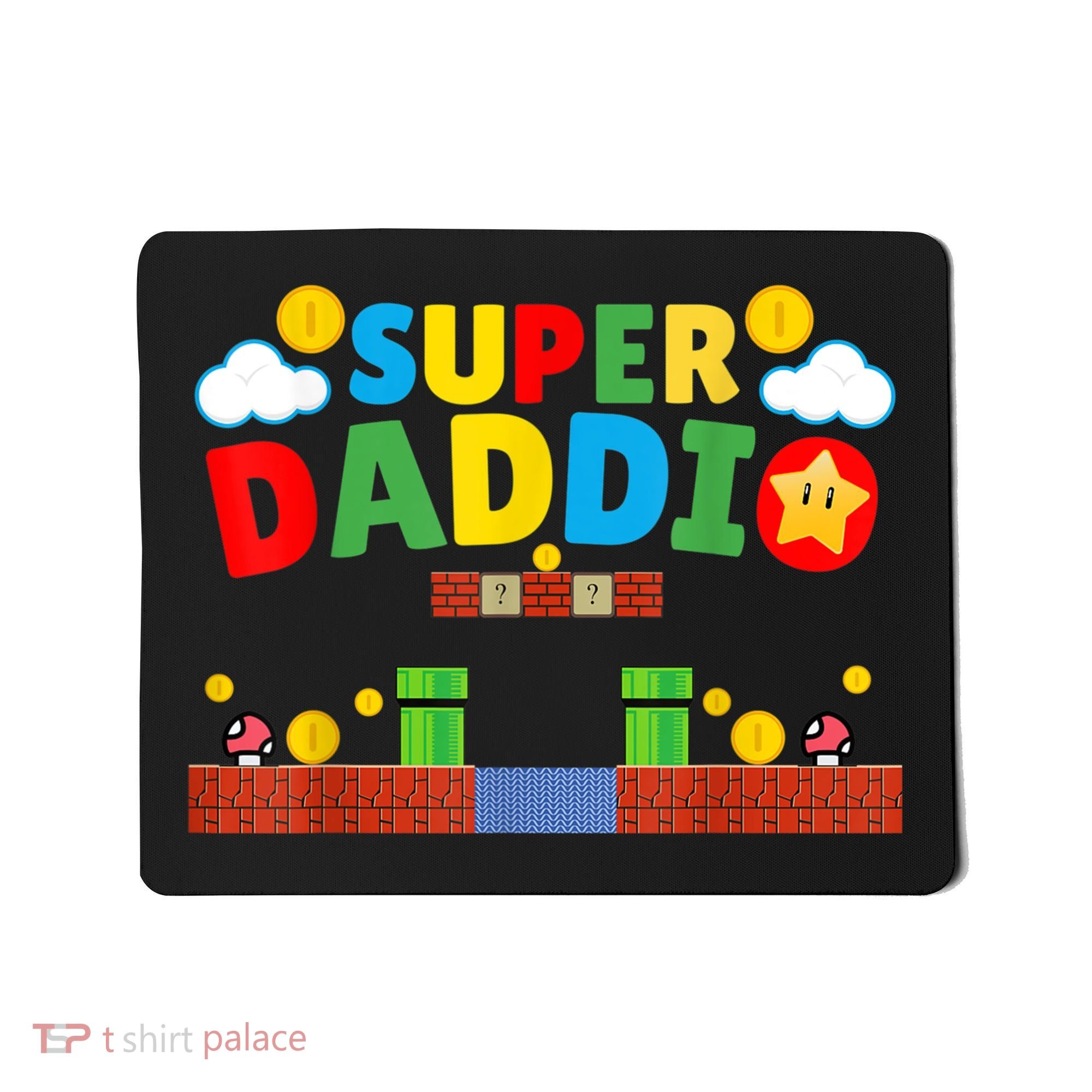 Super Dad Father's Day Gamer Daddy Super Daddio Mousepad
