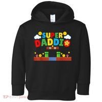 Super Dad Father's Day Gamer Daddy Super Daddio Toddler Hoodie thumb 0