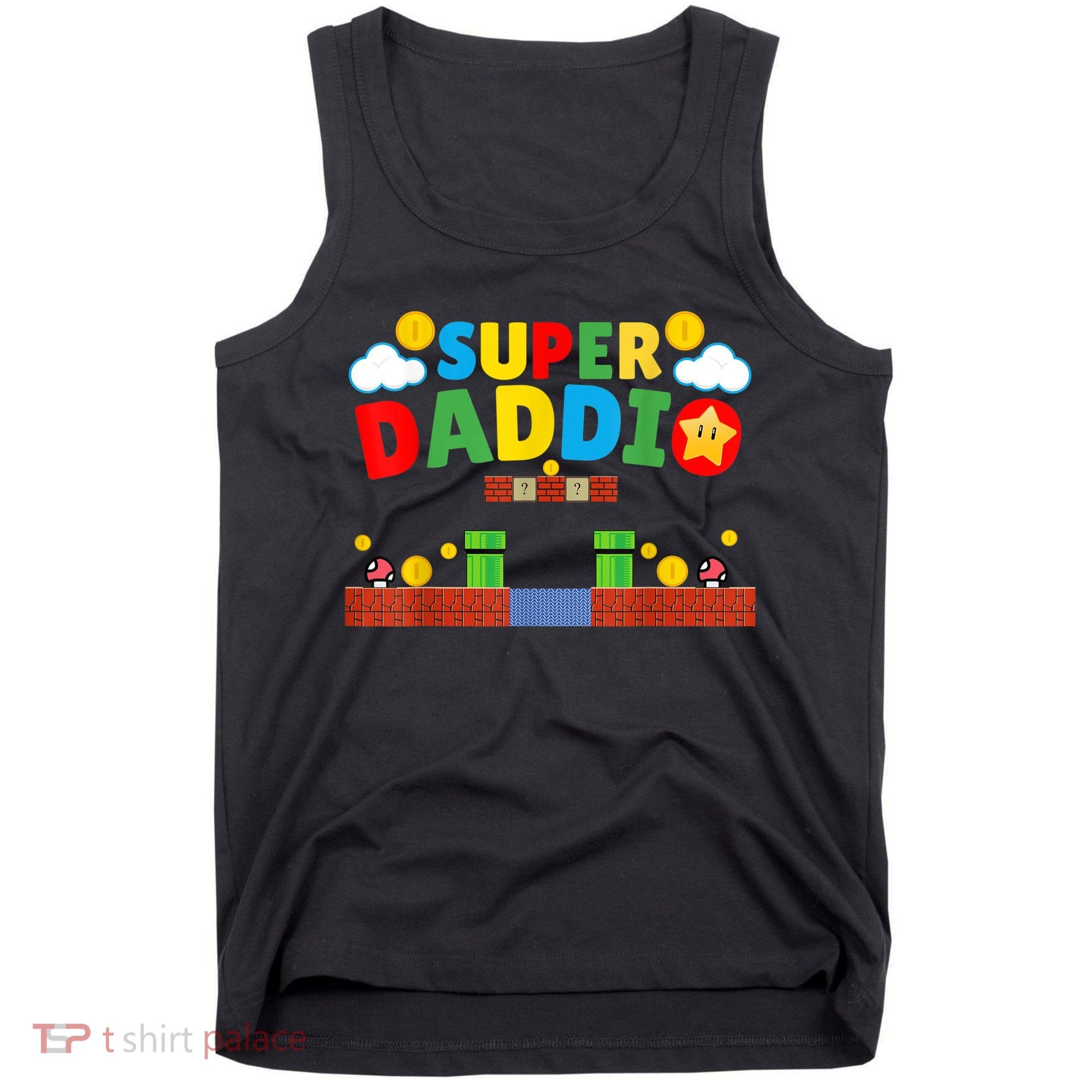 Super Dad Father's Day Gamer Daddy Super Daddio Tank Top