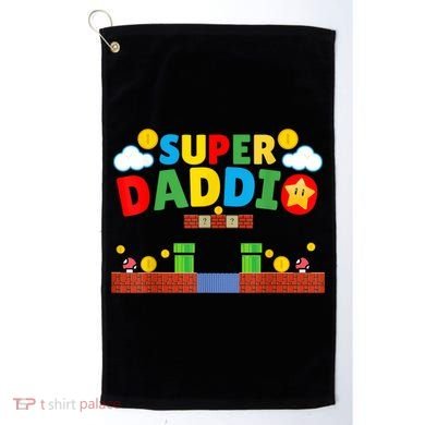 Super Dad Father's Day Gamer Daddy Super Daddio Golf Towel