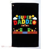 Super Dad Father's Day Gamer Daddy Super Daddio Golf Towel thumb 0