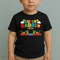 Super Dad Father's Day Gamer Daddy Super Daddio Toddler T-Shirt thumb 2