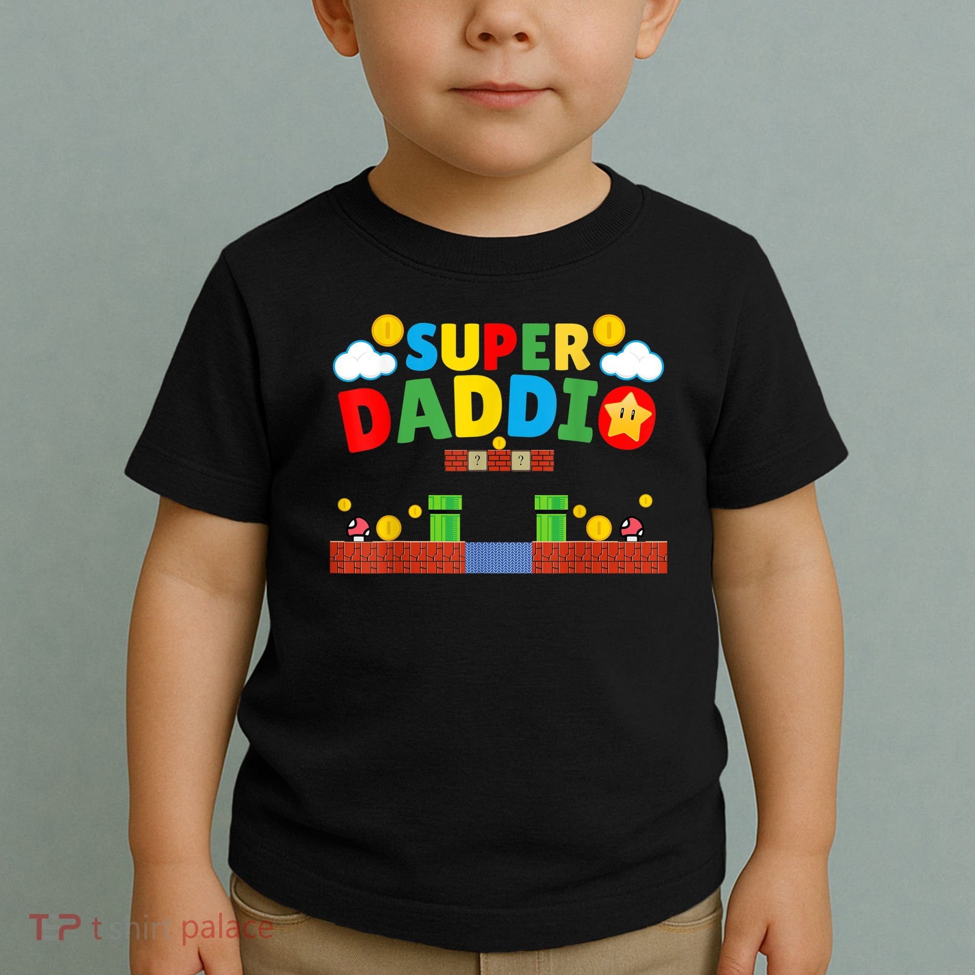 Super Dad Father's Day Gamer Daddy Super Daddio Toddler T-Shirt
