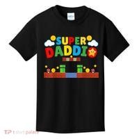 Super Dad Father's Day Gamer Daddy Super Daddio Kids T-Shirt thumb 0