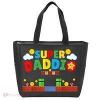 Super Dad Father's Day Gamer Daddy Super Daddio Tote Bag thumb 0