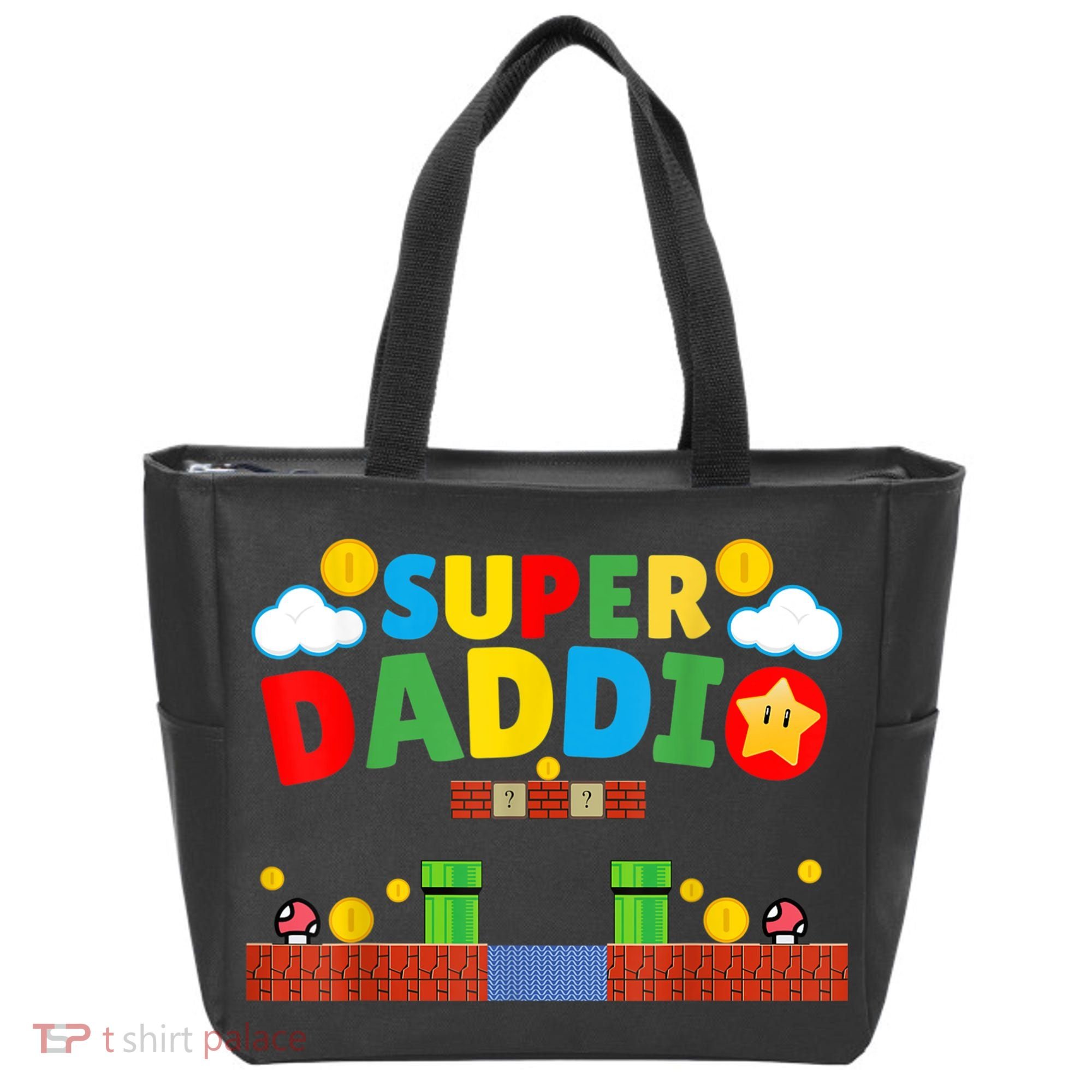 Super Dad Father's Day Gamer Daddy Super Daddio Tote Bag