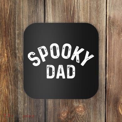 Spooky Dad Family Matching Halloween Father Daddy Costume Coaster