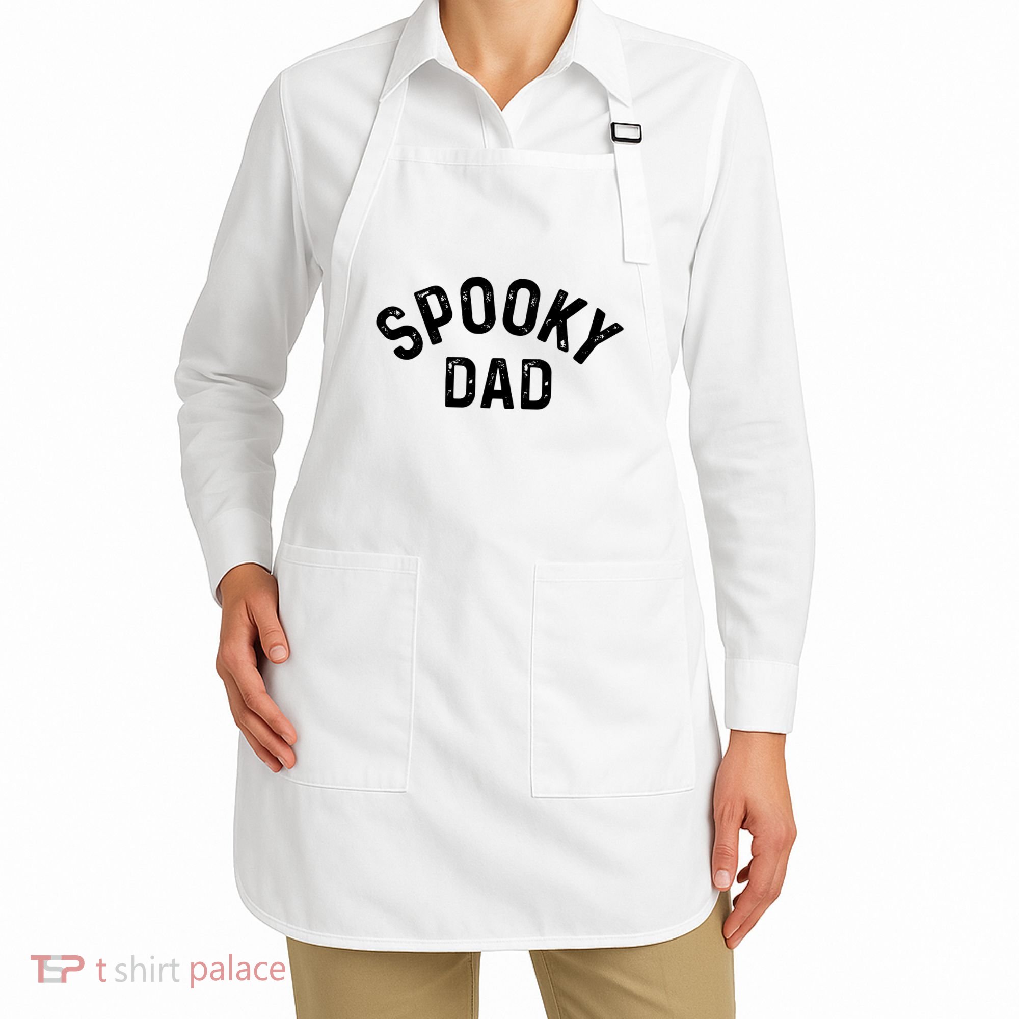 Spooky Dad Family Matching Halloween Father Daddy Costume Apron