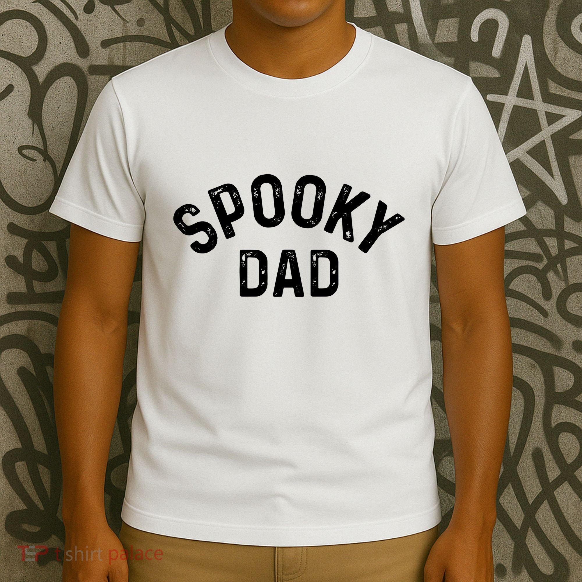 Spooky Dad Family Matching Halloween Father Daddy Costume T-Shirt