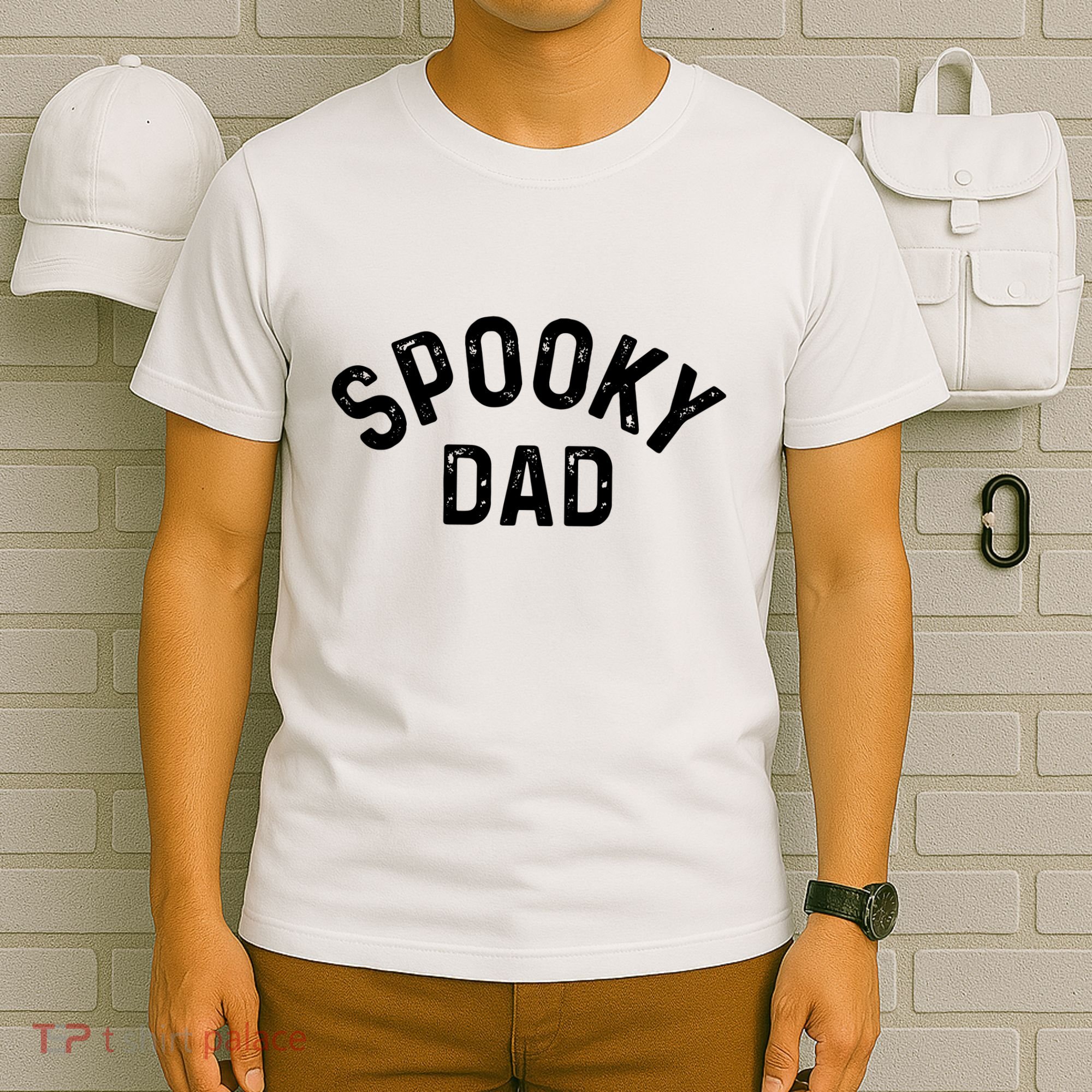 Spooky Dad Family Matching Halloween Father Daddy Costume T-Shirt