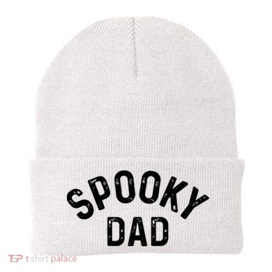 Spooky Dad Family Matching Halloween Father Daddy Costume Beanie