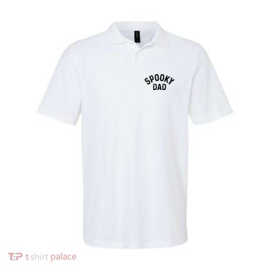 Spooky Dad Family Matching Halloween Father Daddy Costume Polo