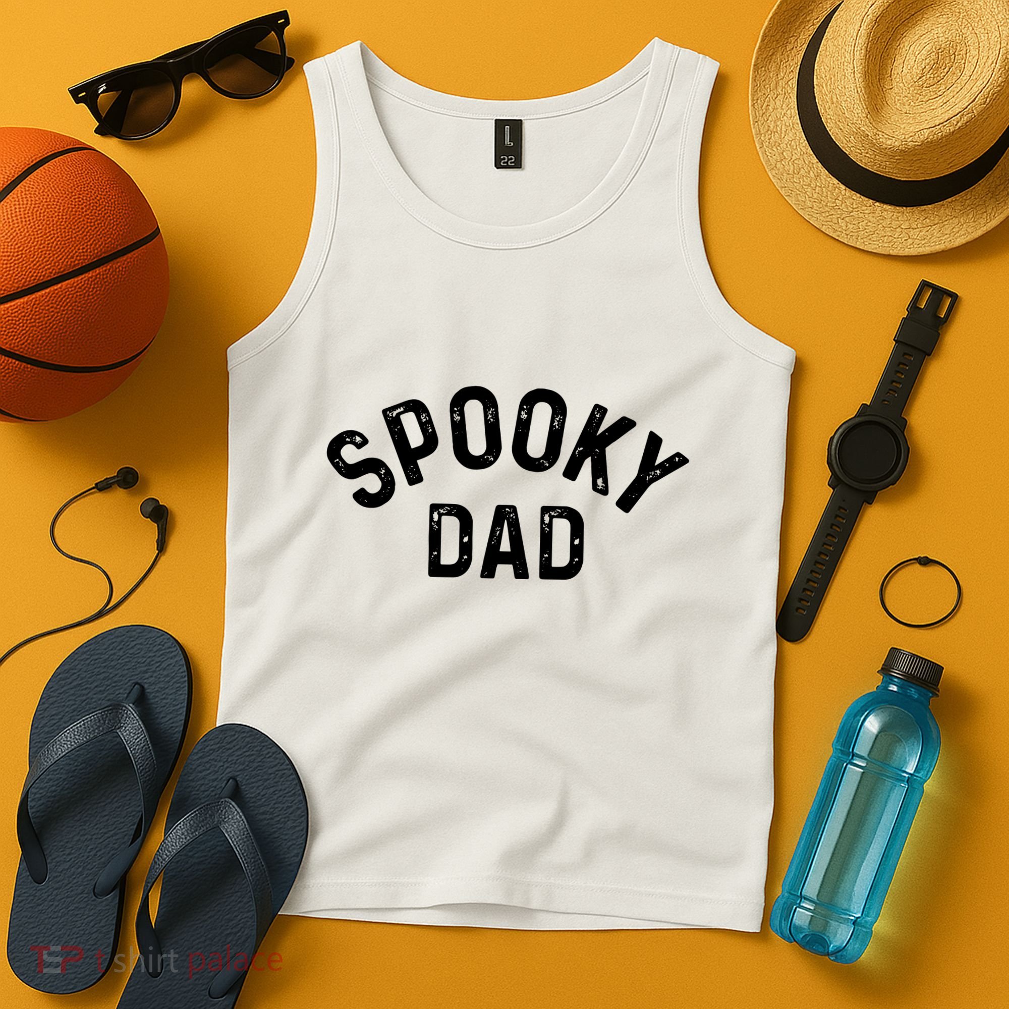 Spooky Dad Family Matching Halloween Father Daddy Costume Tank Top