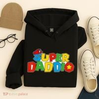 Super Daddio Funny Gamer Dad Fathers Day Video Game Lover Hoodie thumb 4