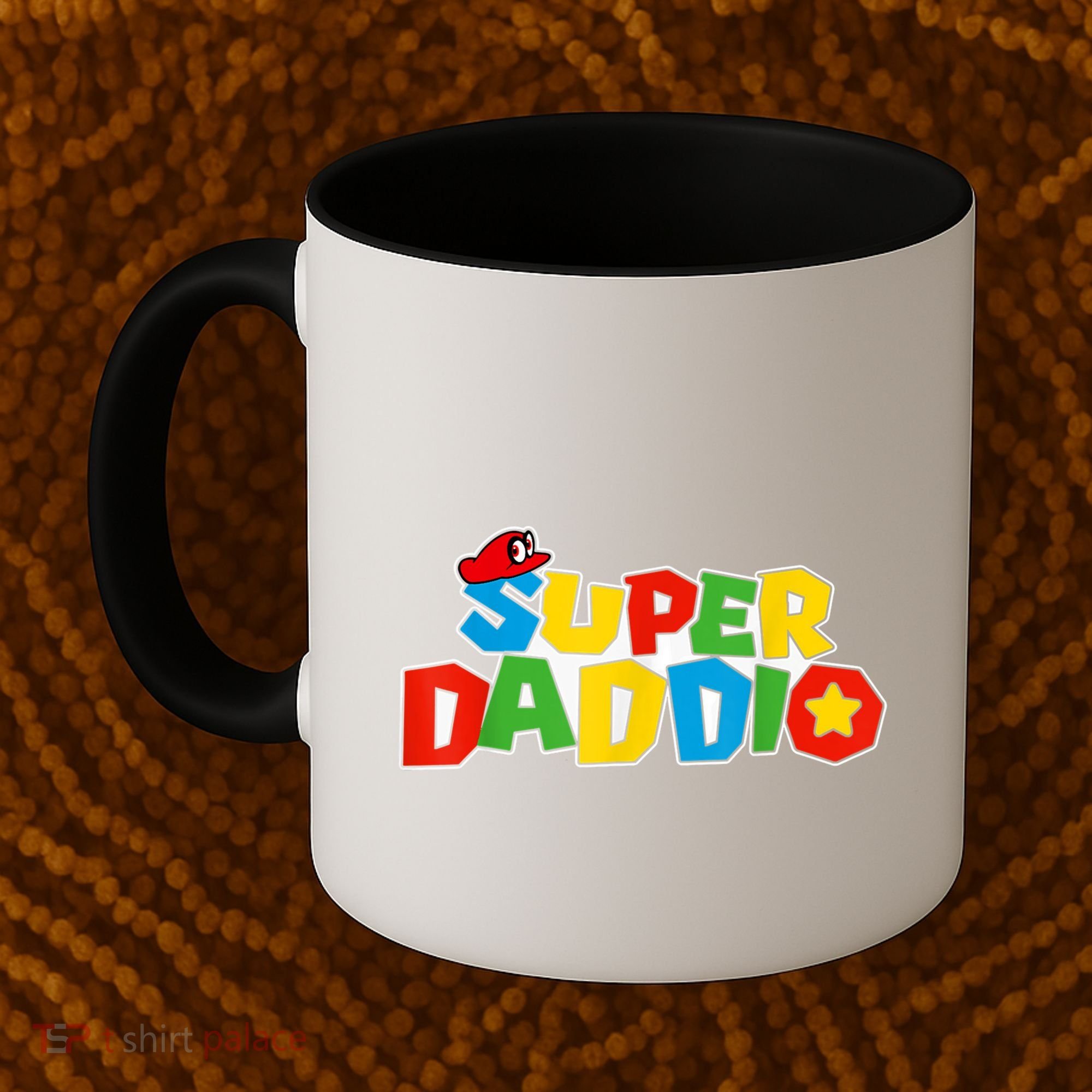 Super Daddio Funny Gamer Dad Fathers Day Video Game Lover Coffee Mug