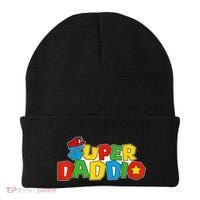 Super Daddio Funny Gamer Dad Fathers Day Video Game Lover Beanie thumb 0