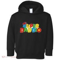 Super Daddio Funny Gamer Dad Fathers Day Video Game Lover Toddler Hoodie thumb 0