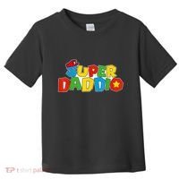 Super Daddio Funny Gamer Dad Fathers Day Video Game Lover Toddler T-Shirt thumb 0