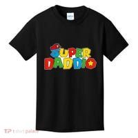 Super Daddio Funny Gamer Dad Fathers Day Video Game Lover Kids T-Shirt thumb 0