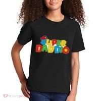 Super Daddio Funny Gamer Dad Fathers Day Video Game Lover Kids T-Shirt thumb 2