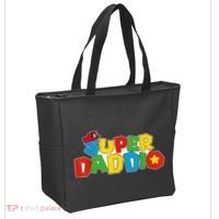 Super Daddio Funny Gamer Dad Fathers Day Video Game Lover Tote Bag thumb 2