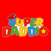 Super Daddio Funny Gamer Dad Fathers Day Video Game Lover Santa Hat thumb 1