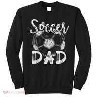 Soccer Dad For Family Matching Team Player Soccer Ball Sweatshirt thumb 0