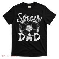 Soccer Dad For Family Matching Team Player Soccer Ball T-Shirt thumb 0
