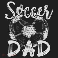Soccer Dad For Family Matching Team Player Soccer Ball Beanie thumb 2