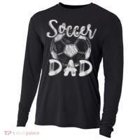 Soccer Dad For Family Matching Team Player Soccer Ball Cooling Performance Long Sleeve Crew thumb 0