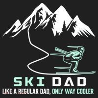 Ski Dad Funny Cute Winter Skiing Gift Women's Sweatshirt thumb 2