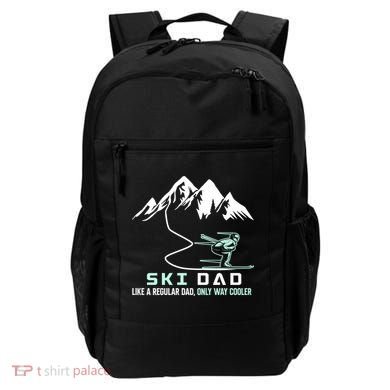 Ski Dad Funny Cute Winter Skiing Gift Backpack