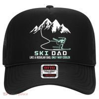Ski Dad Funny Cute Winter Skiing Gift Hat thumb 0