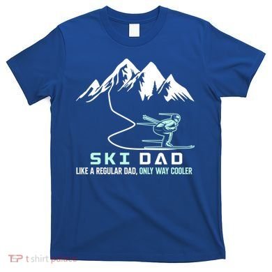 Ski Dad Funny Cute Winter Skiing Gift T-Shirt
