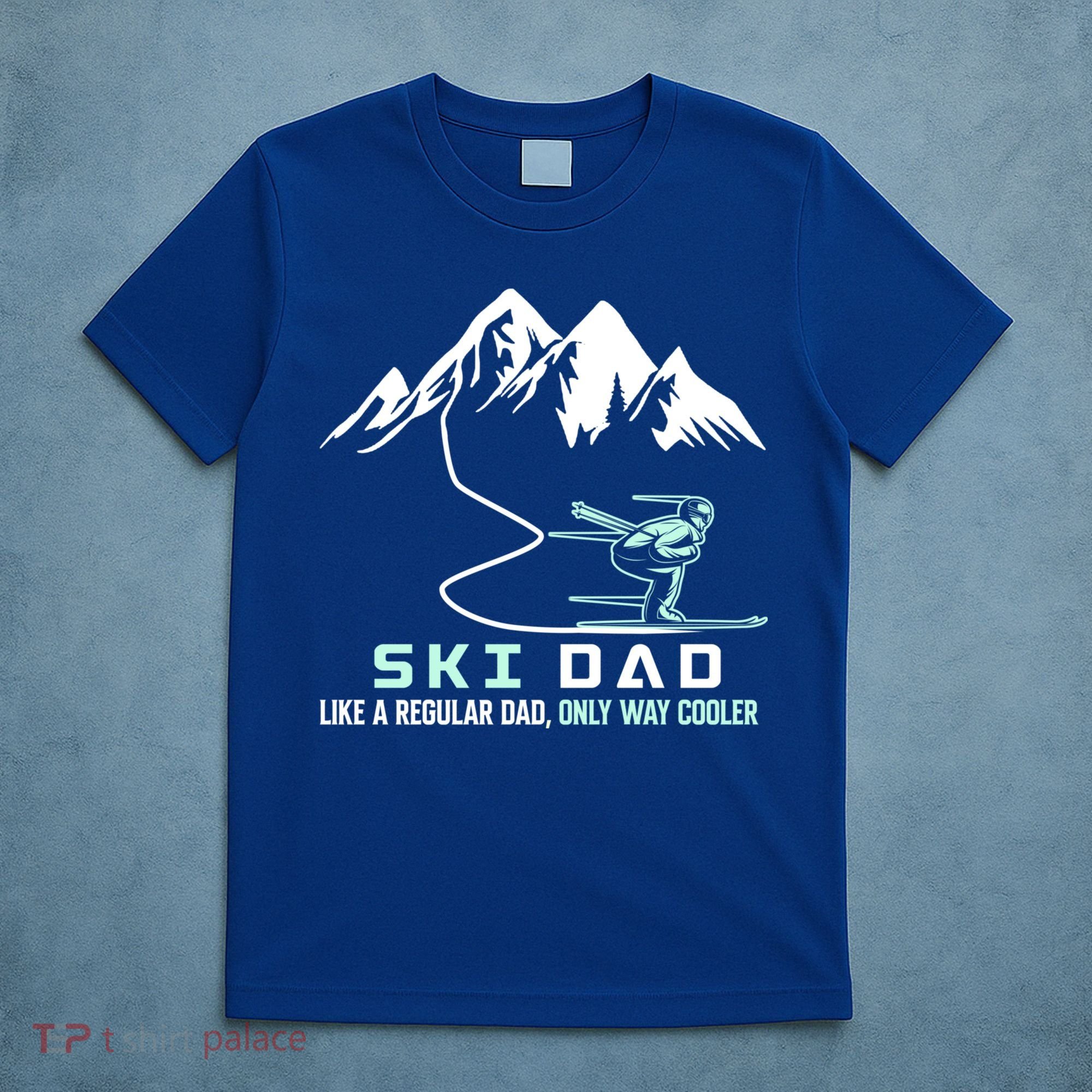 Ski Dad Funny Cute Winter Skiing Gift T-Shirt