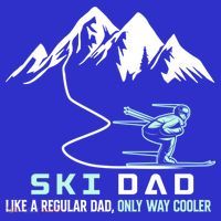 Ski Dad Funny Cute Winter Skiing Gift Coaster thumb 2