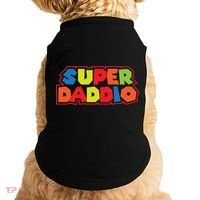 Super Daddio Funny Super Dad Daddy Father Doggie Tank thumb 0
