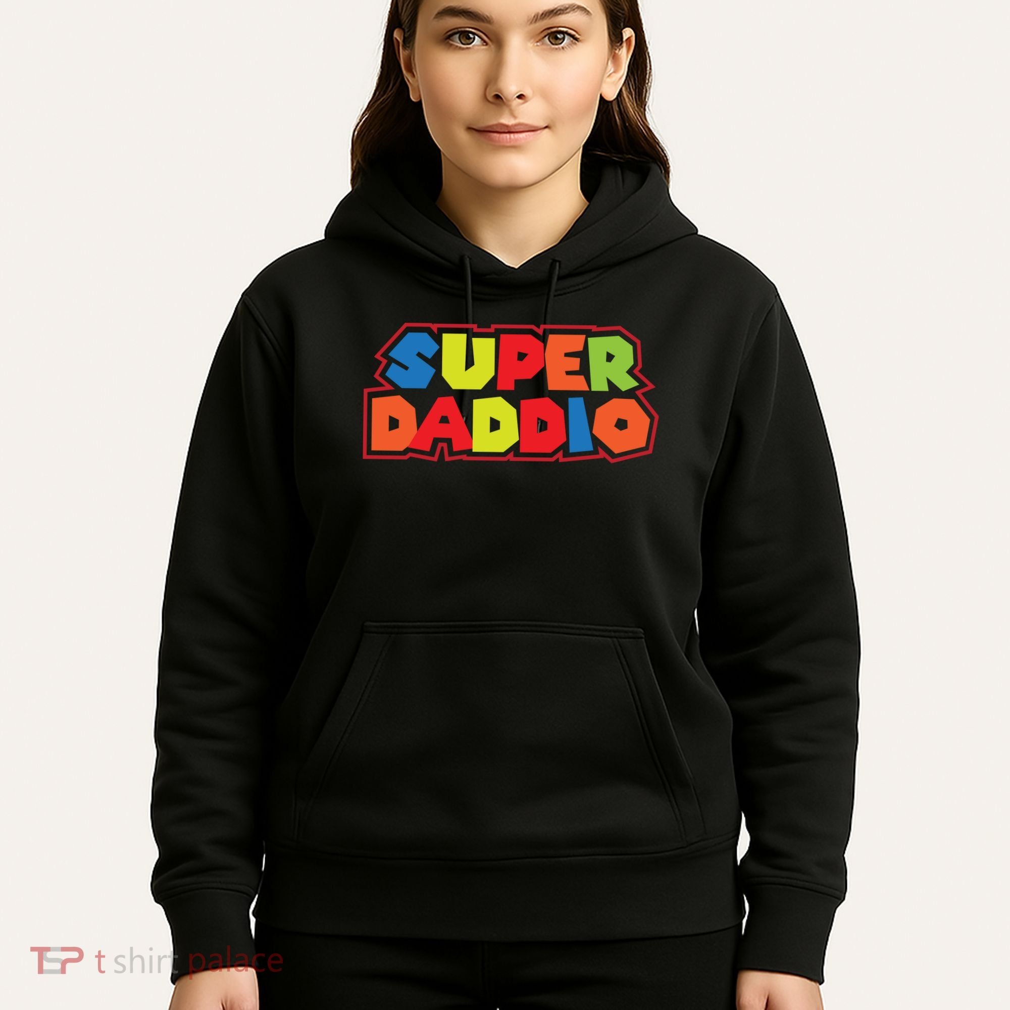 Super Daddio Funny Super Dad Daddy Father Hoodie