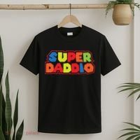 Super Daddio Funny Super Dad Daddy Father T-Shirt thumb 2