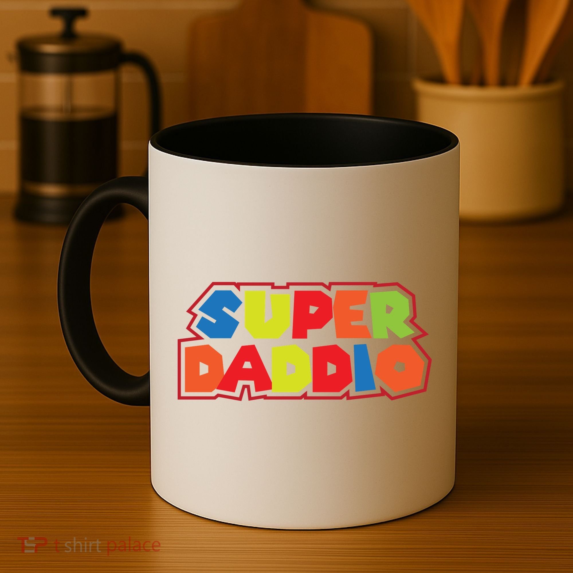 Super Daddio Funny Super Dad Daddy Father Coffee Mug