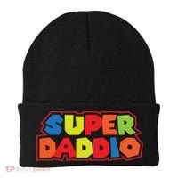 Super Daddio Funny Super Dad Daddy Father Beanie thumb 0
