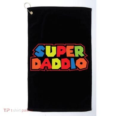 Super Daddio Funny Super Dad Daddy Father Golf Towel