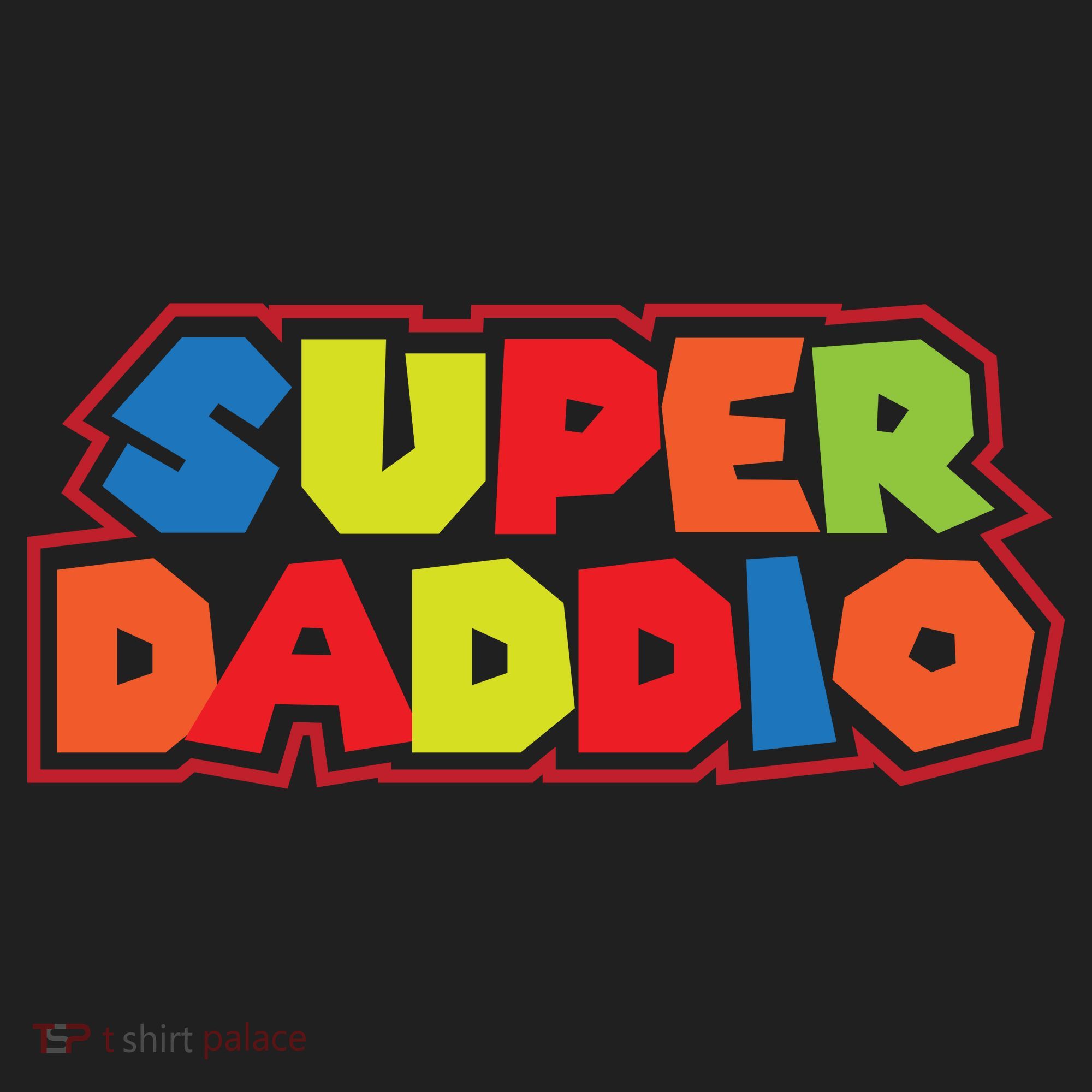 Super Daddio Funny Super Dad Daddy Father Golf Towel