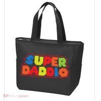 Super Daddio Funny Super Dad Daddy Father Tote Bag thumb 3