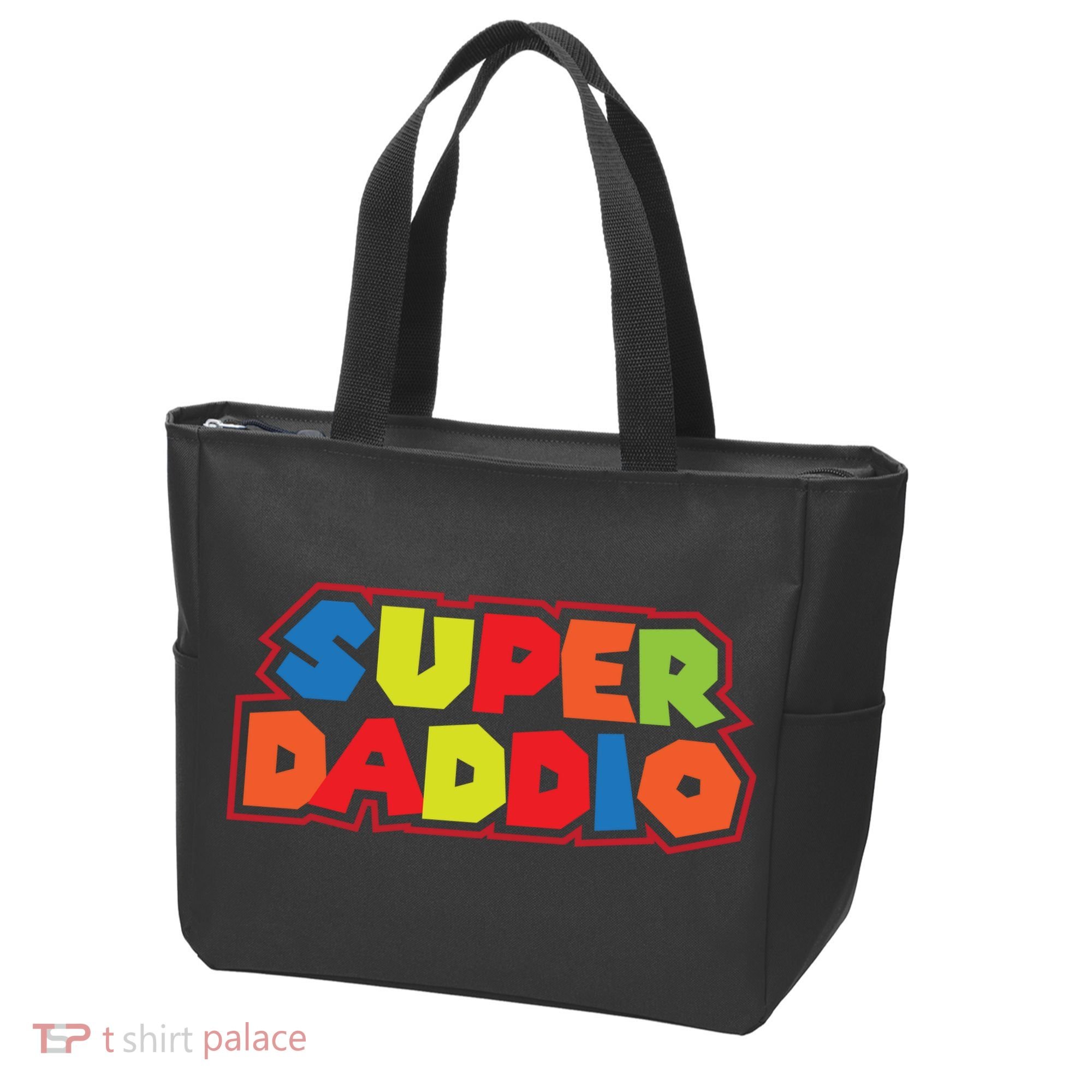 Super Daddio Funny Super Dad Daddy Father Tote Bag