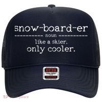 Snowboarder Definition Funny Snowboarding Snowboard Gift Hat thumb 0