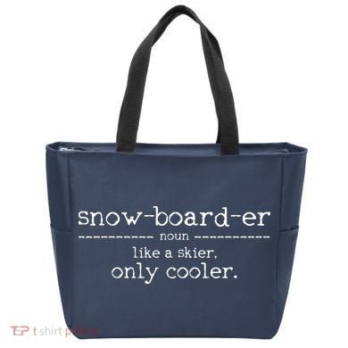 Snowboarder Definition Funny Snowboarding Snowboard Gift Tote Bag