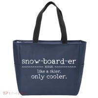 Snowboarder Definition Funny Snowboarding Snowboard Gift Tote Bag thumb 0